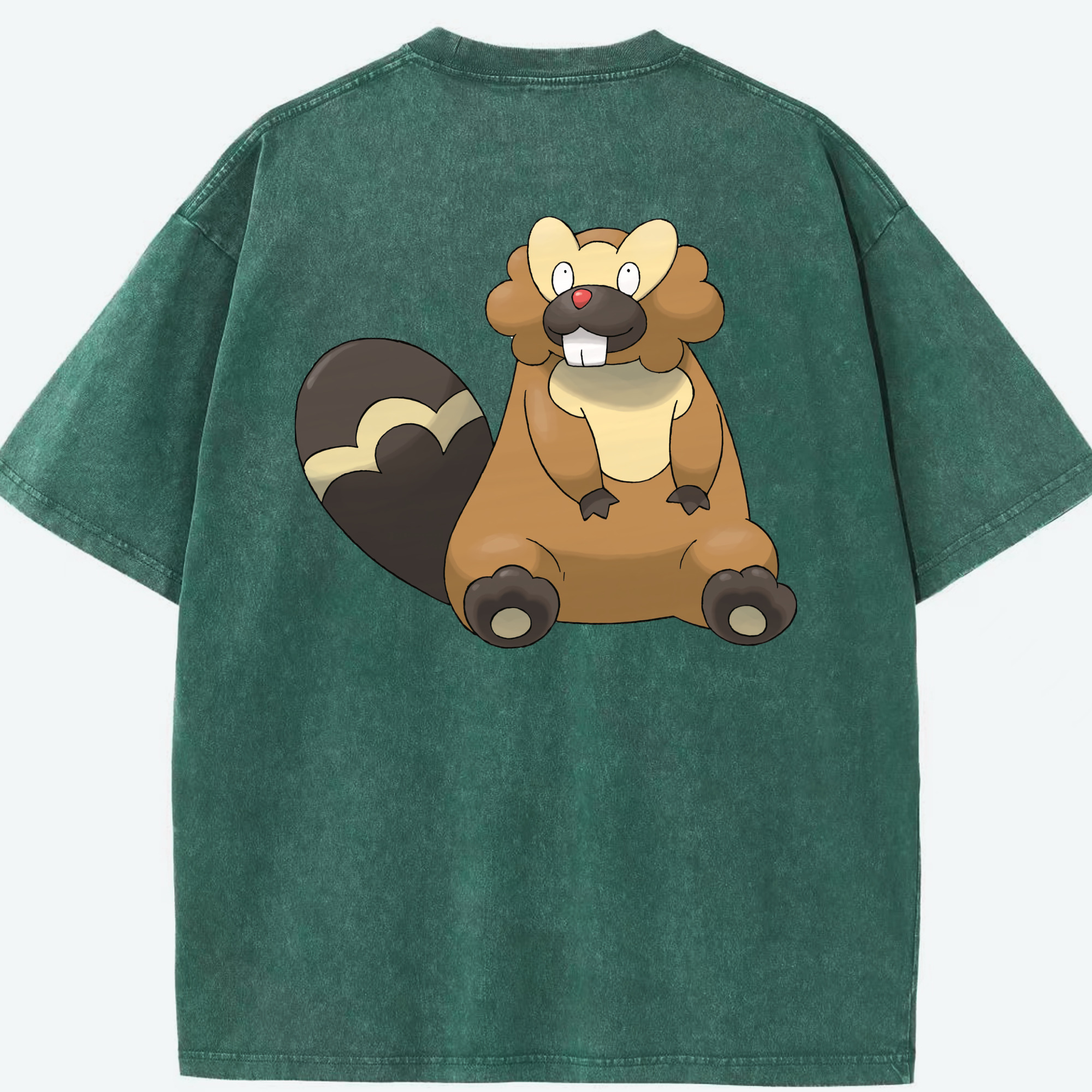 （画像用） ポケットモンスター Pokémon 綿100% ヴィンテージ風 半袖Tシャツ（背面プリント）